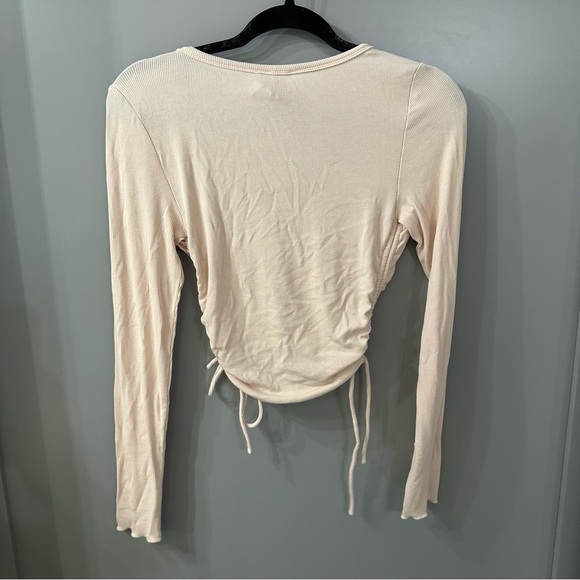 NWT Princess Polly Beige Crop Top Bridgeton Top Size 4 - Picture 6 of 6